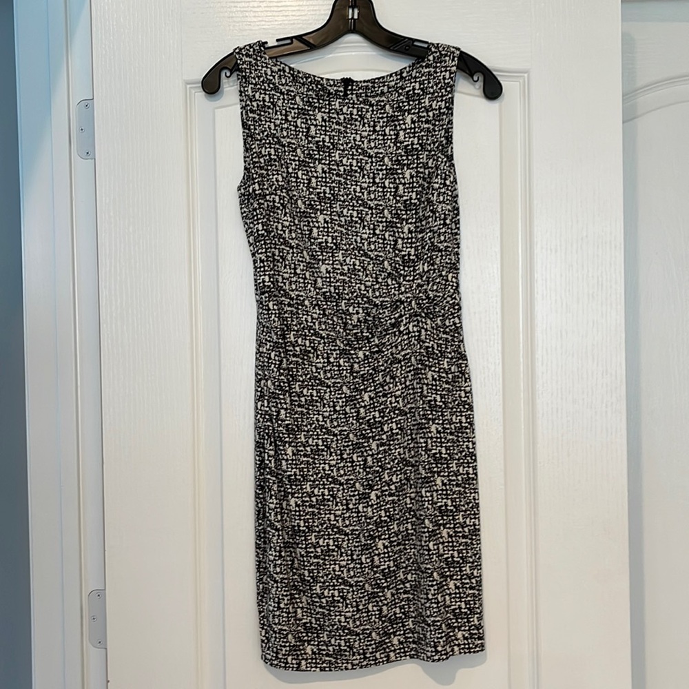 Ann Taylor dress black and white